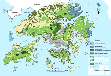 高密度亚洲城市的可持续发展规划--香港绿色基