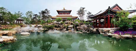 图10 第九届中国(北京)国际园林博览会北京园(2013年5月张小丁摄)